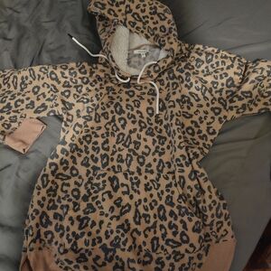 Maurices cheetah hoodie